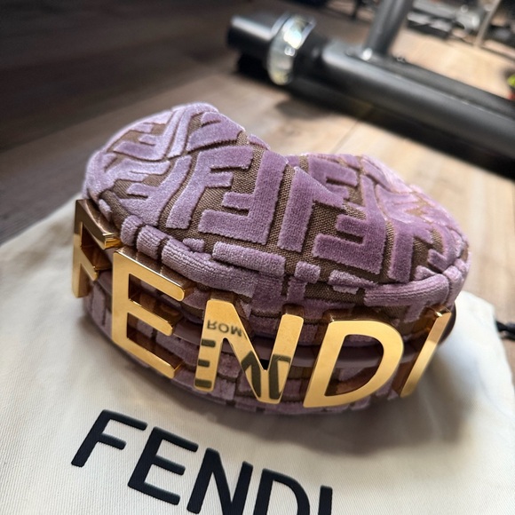 Fendi Lavender and Gold Women's Belt Bag - Picture 3 of 8